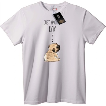 NOONEBRAND Тениска с Мопс в Делничен Ден - S, Black