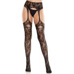  Чорапи с жартиери, мрежести и дантелени - Net Stockings Garter Belt S/M/L (LEGAV07887)