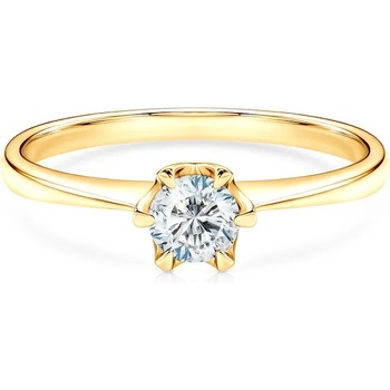 Image 1 of SAVICKI Годежен пръстен Triumph of Love: злато, бял сапфир