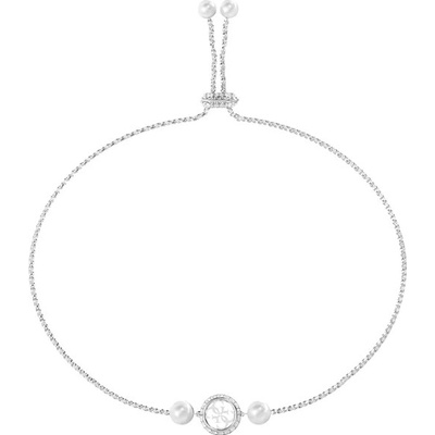 Guess šperky JUBB05520JWRHT/U TIMZ PEARLY RHODIUM