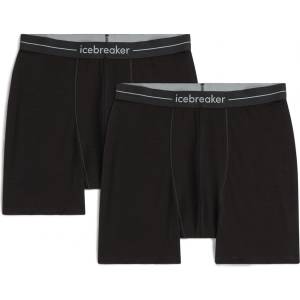 Icebreaker Men Merino 150 Anatomica Boxers 2 Pack Размер: XXL / Цвят: черен