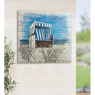 Obraz "Strandkorb" GILDE Gallery čtvercový