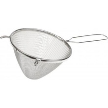 Cedník kovový d16cm,30/16 (pomfr.tkanivo) kužel,pocínovaný