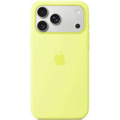 Apple Калъф Apple iPhone 17 Pro Max Silicone MS Neon Yellow mgfm4 (0195950664058)