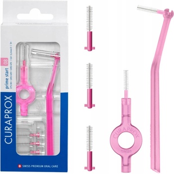 Curaprox CPS 08 Prime Start medzizubné kefky 5 ks + držiaky UHS 409 a UHS 470