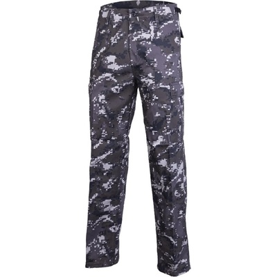 Nohavice Mil-tec US BDU Ranger black digital urban