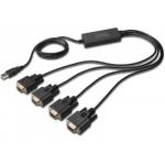 ASSMANN DIGITUS DA-70159 : : USB - RS-232 конверторен кабел, 4xRS-232, Chipset FT4232H