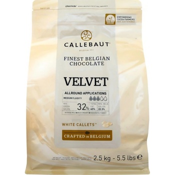 Callebaut VELVET bílá 32% 2,5 kg