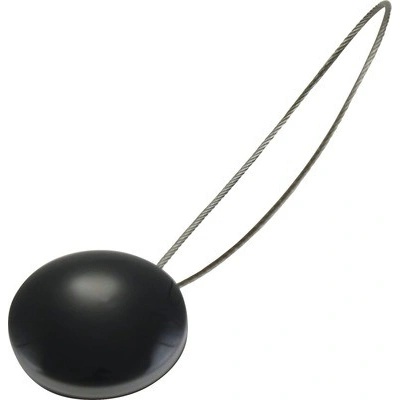 Magnetická spona na závěsy Pearls šedá 1 ks