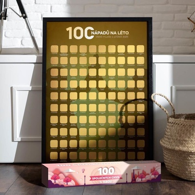 100 nápadů na léto - Stírací plakát – Zboží Dáma