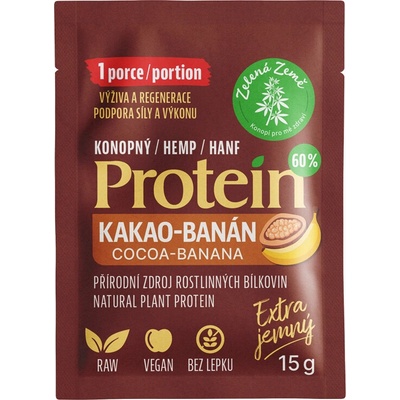 Zelená Země Konopný protein Extra 15 g