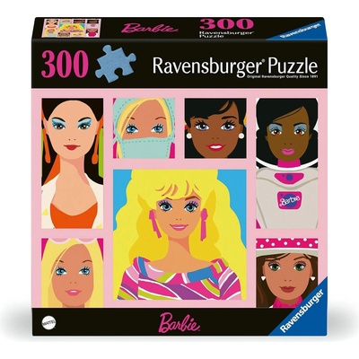 Ravensburger Пъзел Ravensburger от 300 части - Барби: Многото лица на силните жени (7012001493)