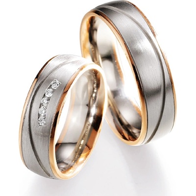 Snubní prsteny s diamanty SP709