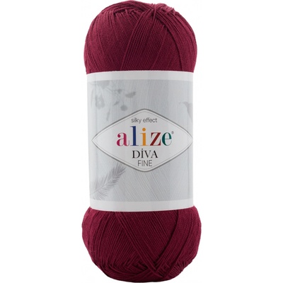 Alize Příze Diva FINE - 57 vínová