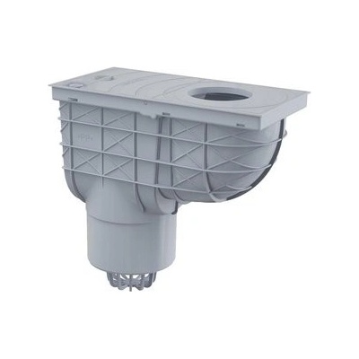 Enpro Lapač střešních splavenin přímý DN O 125 mm šedý