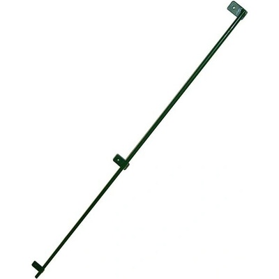 Rámček z guľatiny pre upevnenie pletiva výšky 1500 mm | poplastovaný | zelený