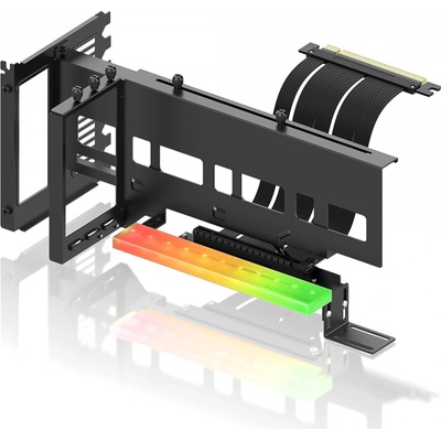 EZDIY-FAB Брекет за вертикален монтаж на GPU EZDIY-FAB ARGB PCIe 4.0 Riser Cable 90° (YIHPI333-12)