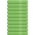 vidaXL Кърпи FROGN 10 бр. Ябълково зелени 100x200 см 360 г/м2 (137036)