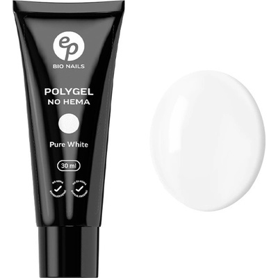 BIO nails Poly gel PURE WHITE No HEMA v tubě 30 ml