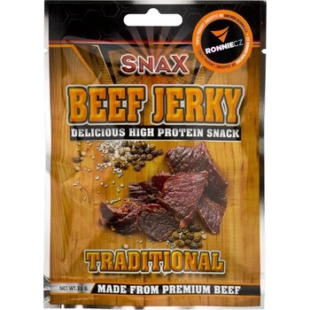 Snakit Sušené mäso Snax Beef Jerky korenené 25 g