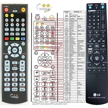 GENERAL LG AKB31199302 - съвместимо дистанционно управление на марката General (AKB31199302)