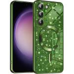 Techsuit Калъф за Samsung Galaxy S23 Plus - Luxury Glitter MagSafe - Deep Green (KF2325125)