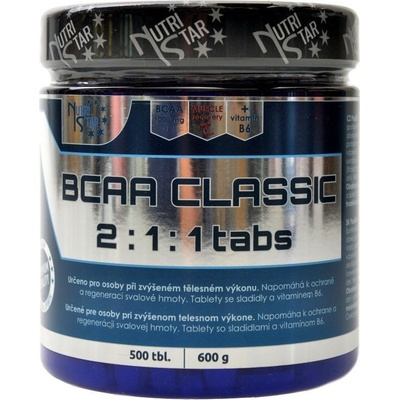 Nutristar BCAA classic 2:1:1 500 tabliet