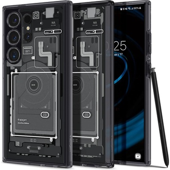 Image 1 of Spigen Ultra Hybrid Zero One Case - хибриден кейс с висока степен на защита за Samsung Galaxy S24 Ultra (черен)