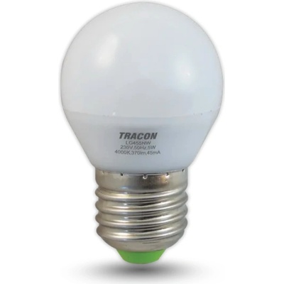 Tracon electric LED žiarovka E27 5W teplá biela