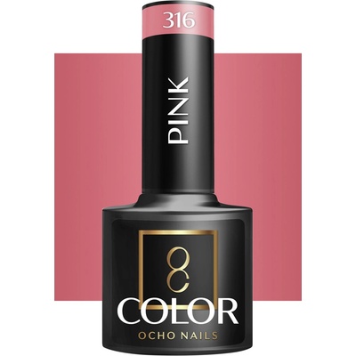 Ocho Nails lak na nechty ružový 316 5 g