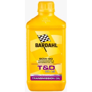 Bardahl Трансмисионно Масло BARDAHL T&D Syntethic Oil 80w90 1 литър - BAR-421140 (BARDAHL T&D Syntethic Oil 80w90 1 литър - BAR-421140)