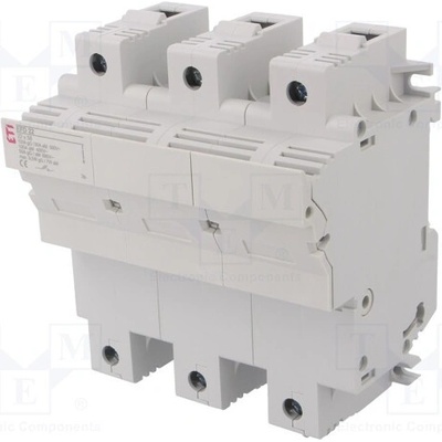 ETI POLAM 002570004 Pojistkový odpojovač; 22x58mm; na přípojnici DIN; 100A; 690VAC