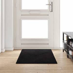 vidaXL Килим пътека Черно 80 x 200 cm 100% Полипропиленов Тапициран (42011405)