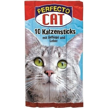 Perfecto Cat Masové tyčky játra & drůbeží 10 x 50 g