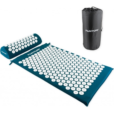 TUNTURI Akupresurní podložka a polštář Petrolejová