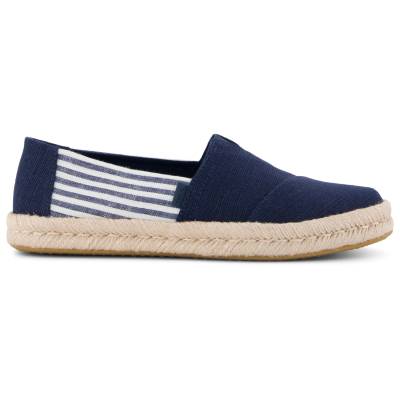 Дамски маратонки TOMS Women's Alpargata Rope 2.0 Sneakers - Navy Nautical Stripe - размер 37, 5 (EU) (124-0700-1515)