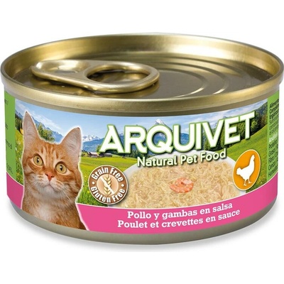 Arquivet Cat kuracia v omáčke s krevetami 80 g
