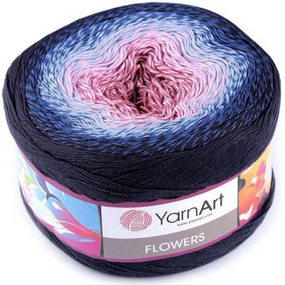 Prima-obchod Pletací příze Flowers 250 g, barva 4 (273) starorůžová