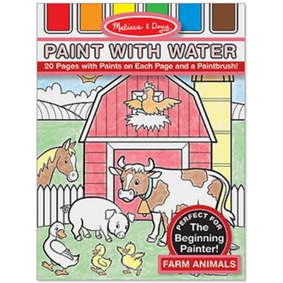 Melissa & Doug Детска книжка Melissa & Doug - Мога да рисувам с вода, ферма (772141659)
