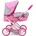 Milly Mally Количка за кукли Milly Mally - Alice, розова (5901761124927)