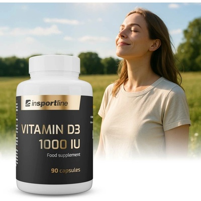 InSPORTline Vitamin D3 1000 IU 90 kapslí