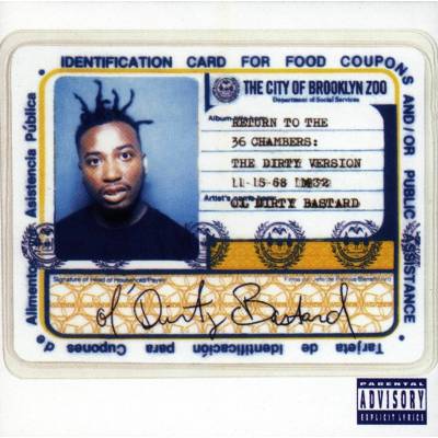 OL DIRTY BASTARD: RETURN TO THE 36 CHAMBERS THE CD