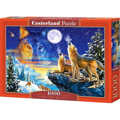 Castorland Vyjící vlci 1000 dílků