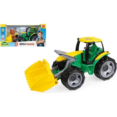 Lena traktor s lyžicou zeleno-žltý 69 cm