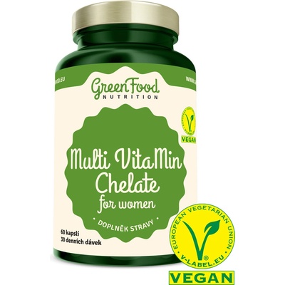 GreenFood Multi VitaMin Chelát pro ženy 60 kapsúl