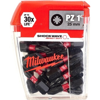 Milwaukee Bity Shockwave PZ 1, 25mm 25ks