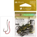 MIKADO HOOK SENSUAL RYUSEN W/RING RED vel.1 10 ks