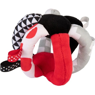 Canpol Babies Kontrastná loptička s hrkálkou SENSORY TOYS