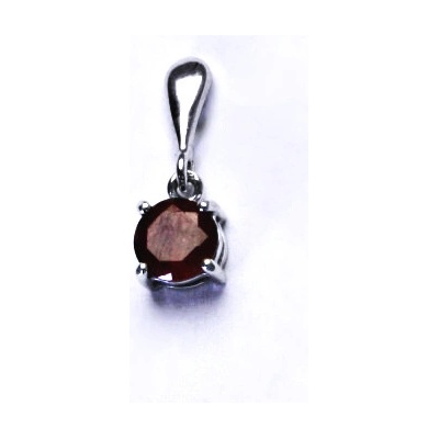 Čištín Stříbrný přívěsek přírodní rubín P 1250