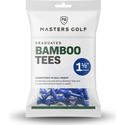 Masters Bamboo Graduated Tees 1 1/2 Bag 25ks modrá